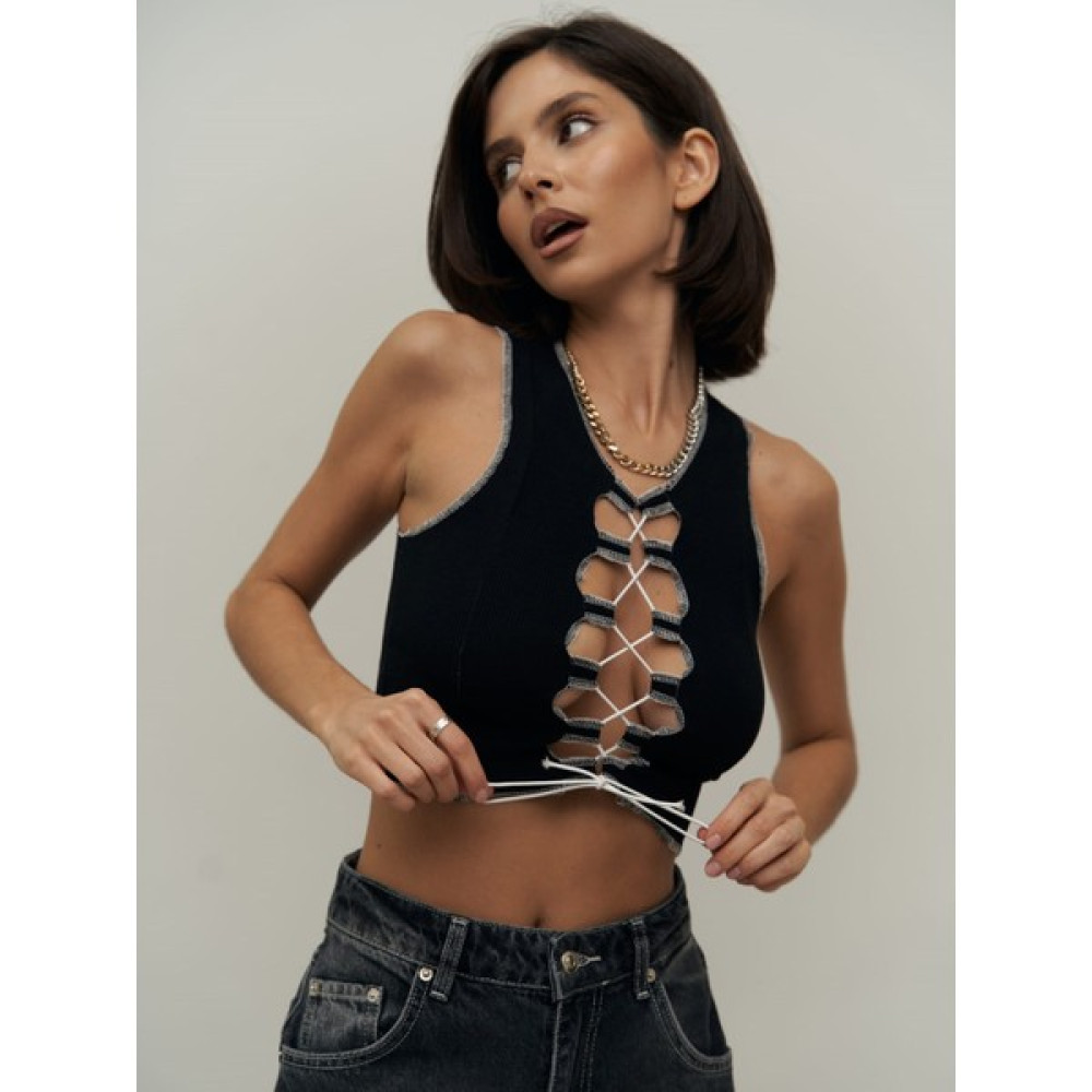Mai Collection Rawon Siyah Crop Bayan Atlet Fiyatı