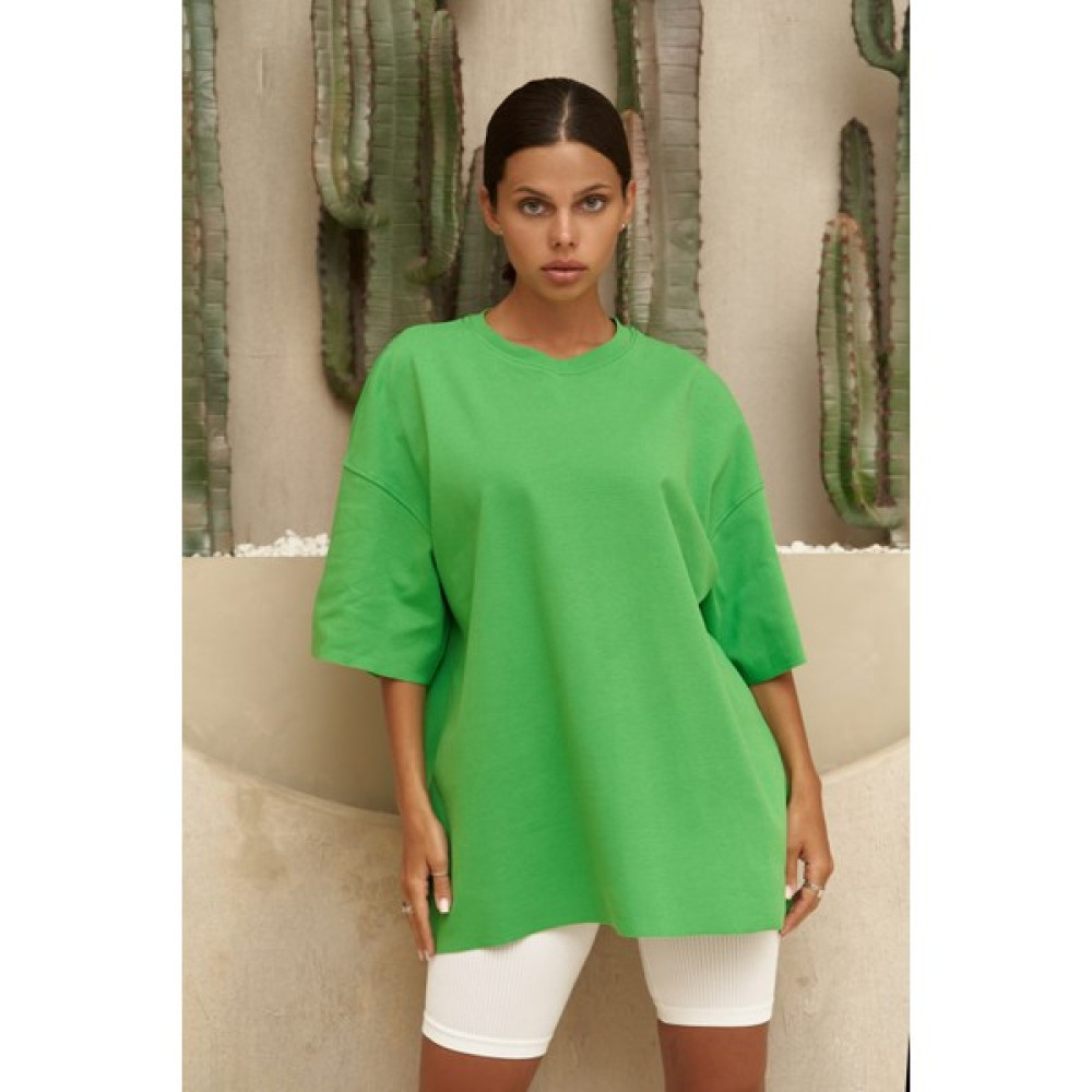 Mai Collection Taylor Oversize Yeşil T-Shirt Bayan T-shirt Fiyatı