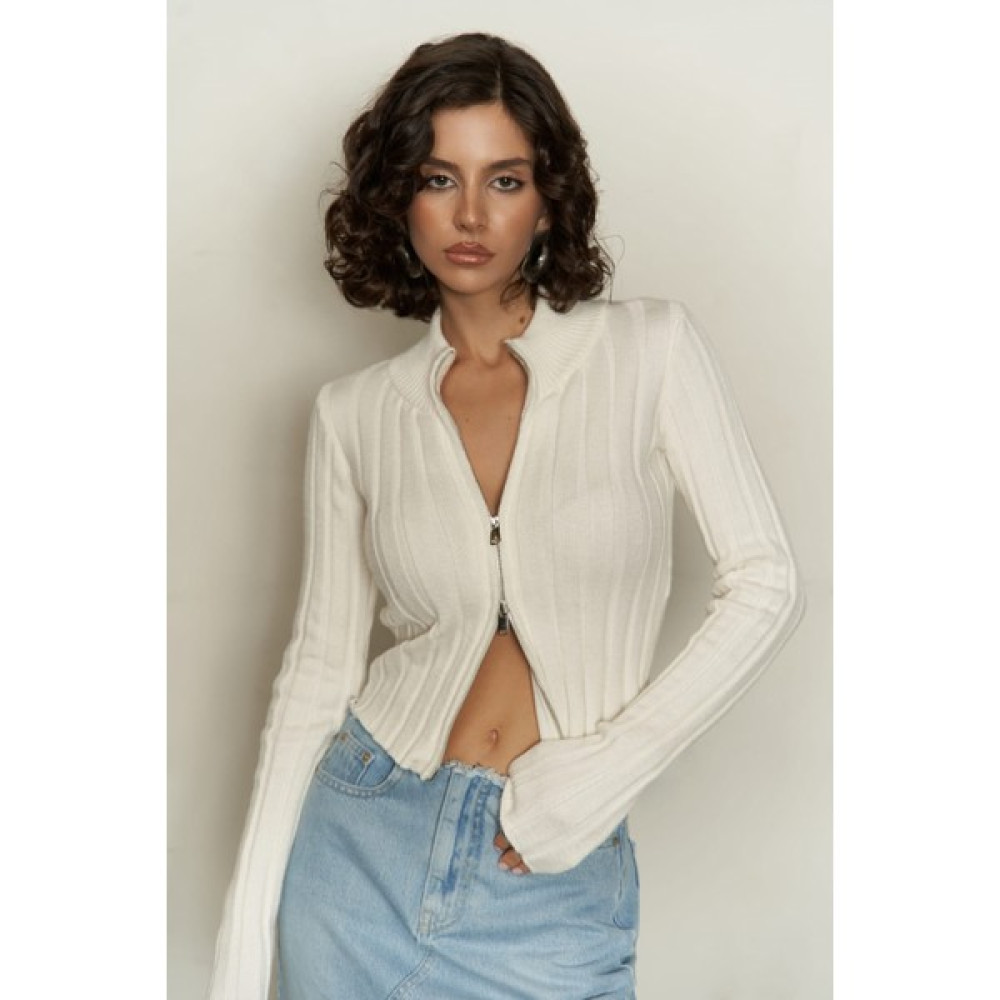 Mai Collection Wintry Fitilli Ekru Hırka Kadın Hırka Fiyatı