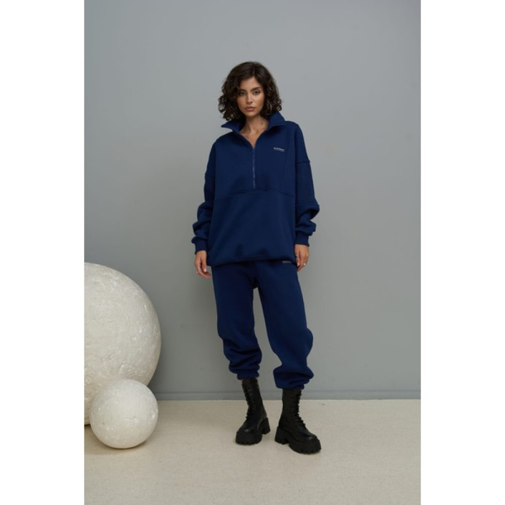 Mai Mini Studio Co Lacivert Oversize Eşofman Takım Kadın Eşofman Fiyatı