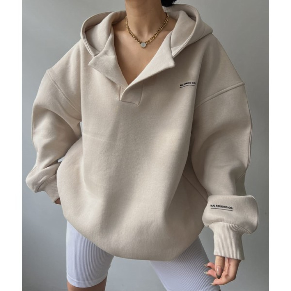 Mai Polo Kemik Hoodie Sweatshirt Bayan Sweatshirt Fiyatı