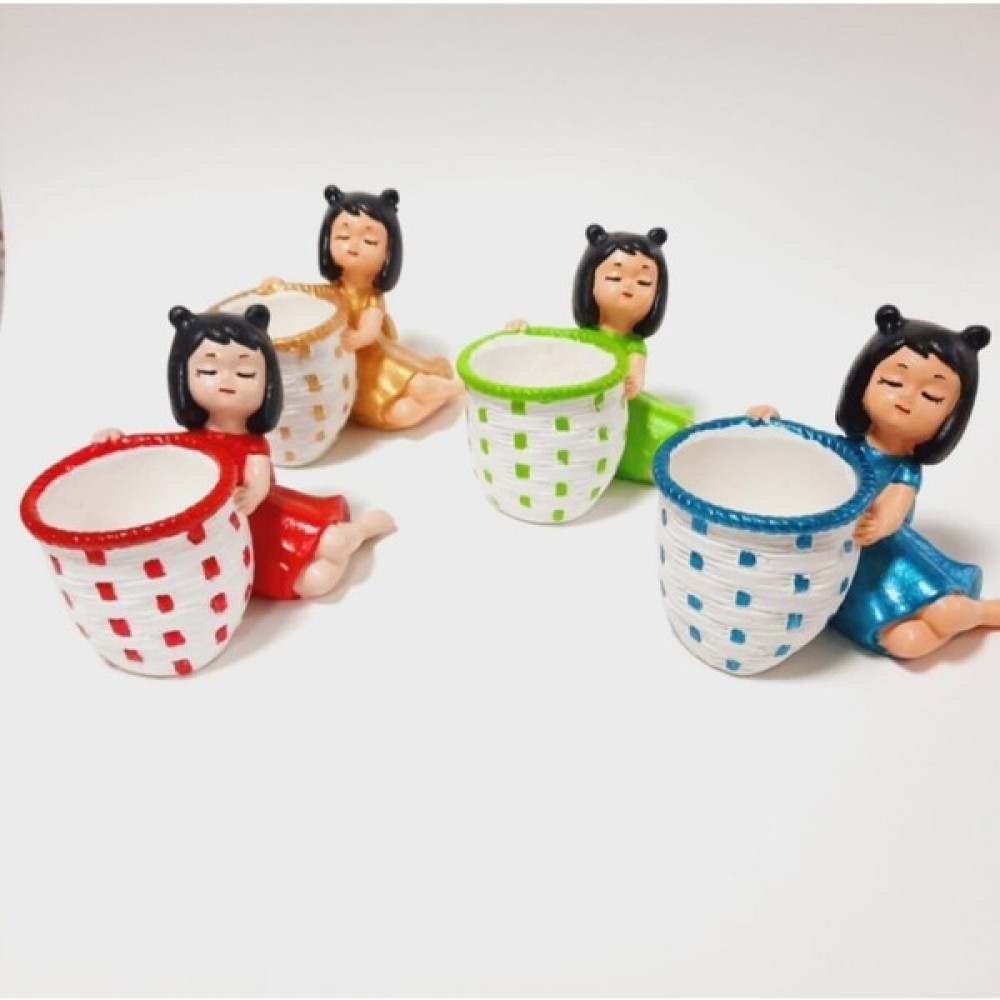 Mai Shop Bayrama Özel Ikramlıklar Şekerlik&lokumluk&çiçeklik 4 Adet (Kız) Hediyelik Eşya Fiyatı