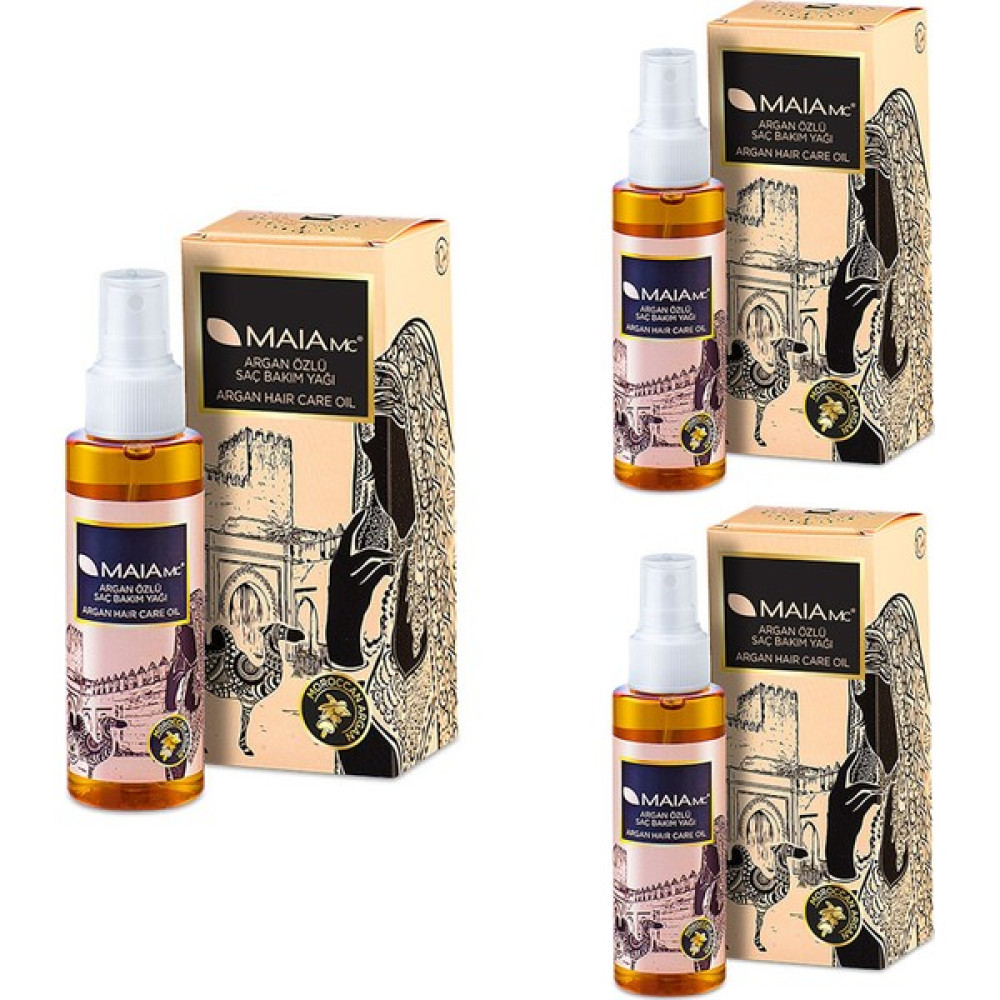 Maia Mc Argan Saç Bakım Yağı 120 ml x 3 Adet Oto Boyaları Fiyatı