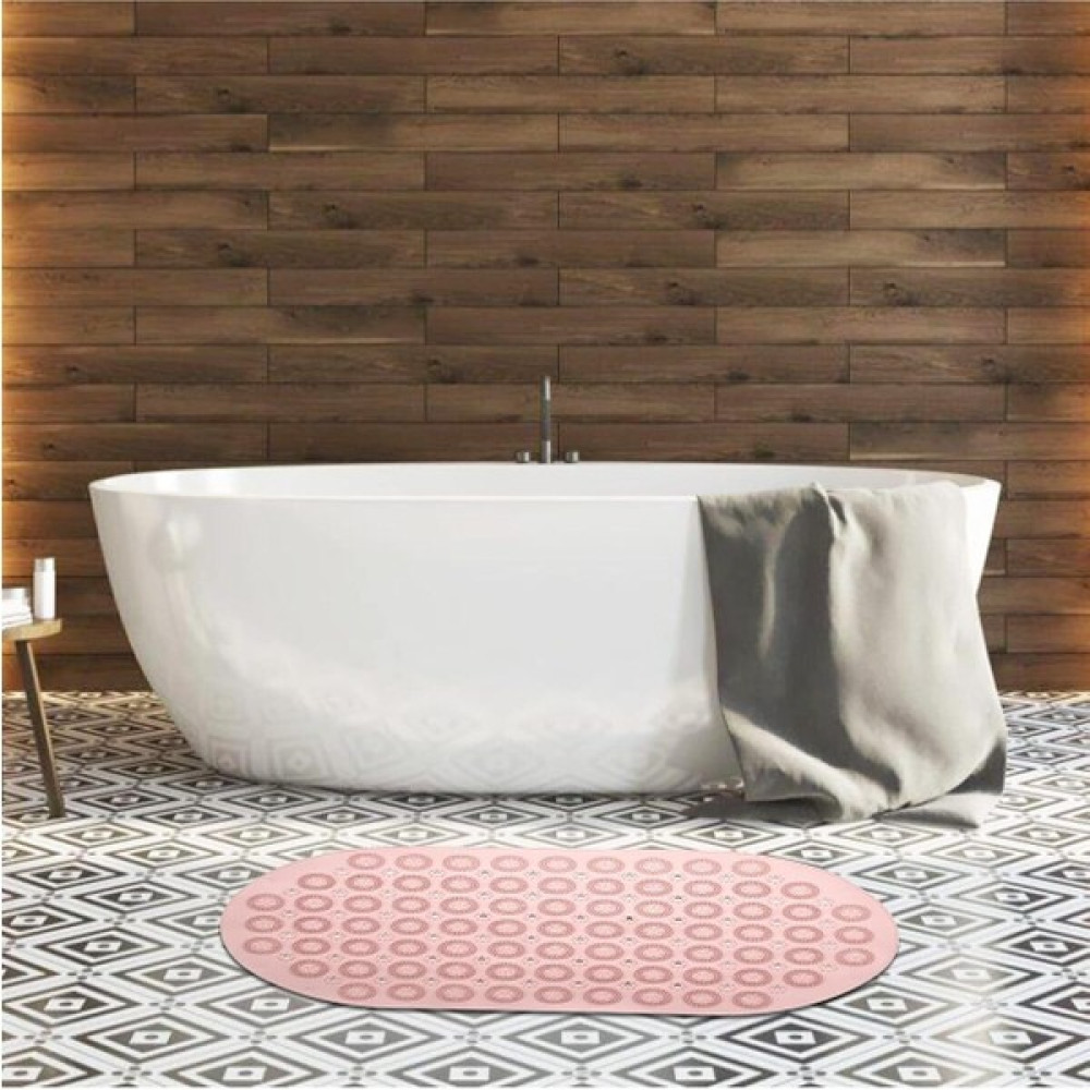 Main Shop Masajlı Silikon Banyo Paspası Vantuzlu Banyo ve Duş Kaydırmazı Pembe Renk Klozet Takımı Fiyatı
