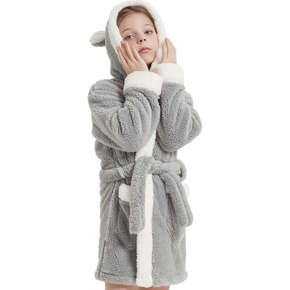 Maison Art Bunny Kapşonlu Unisex Wellsoft Çocuk Peluş Sabahlık | Bornoz - 6 - 7 Yaş - Mint Bornoz Fiyatı