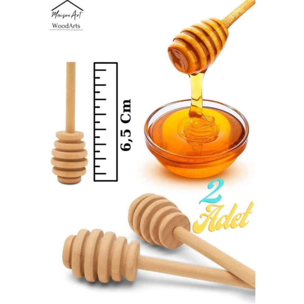 Maison Art Mini 2'Li Ahşap Bal Kaşığı | El Yapımı Bal Çubuğu Oto Boyaları Fiyatı