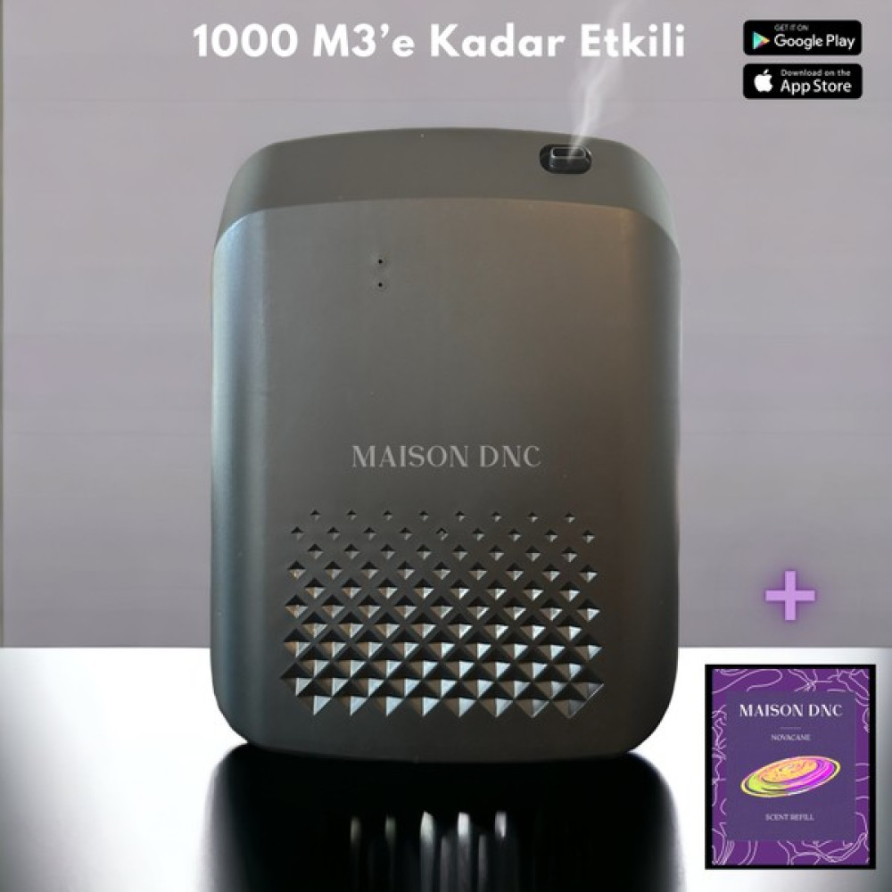 MAISON DNC Nova Koku Makinesi Siyah + 200 ml Novacane Esans Hava Temizleme - Nemlendirme Cihazları Fiyatı