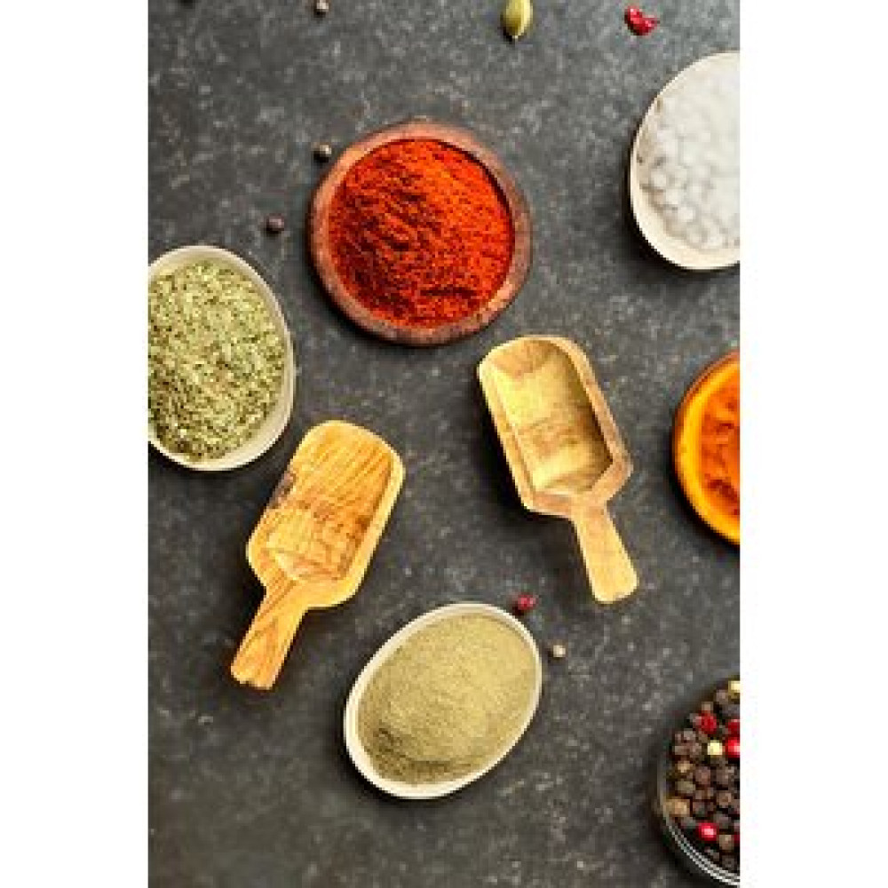 MaisonArt Zeytin Ağacı Baharat Kaşığı Seti | 2li El Yapımı Ahşap Baharat Bal Kaşığı Çatal / Kaşık / Bıçak Takımları Fiyatı