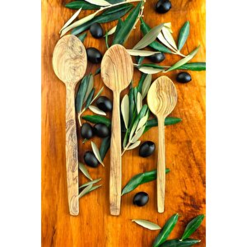 MaisonArt Zeytin Ağacı Kaşık Seti | 3 Lü El Yapımı Ahşap Kaşık Doğal Ağaç Kaşık Seti Çatal / Kaşık / Bıçak Takımları Fiyatı