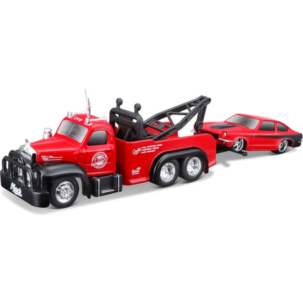 Maisto 1971 Chevrolet Vega Araç ve Taşıyıcı Tır 1:64 - Kırmızı Oyuncak Araç Fiyatı