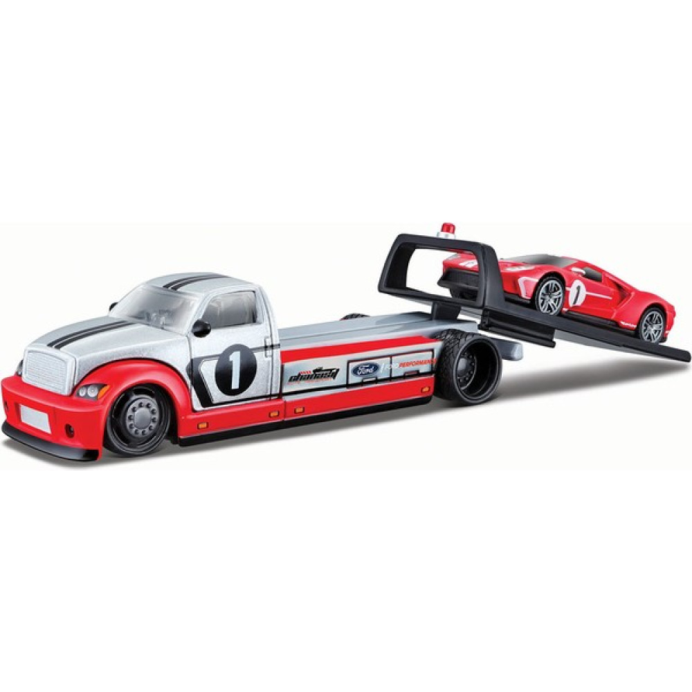 Maisto 2018 Ford Gt Araç ve Taşıyıcı Tır 1:64 - Kırmızı Oyuncak Araç Fiyatı
