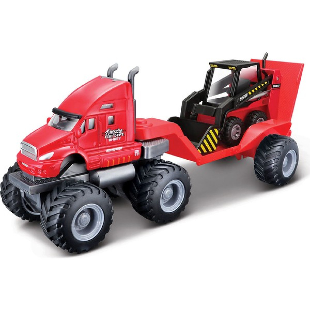 Maisto Builder Zone Taşıyıcı Tır Seti - Kırmızı Tır Oyuncak Araç Fiyatı