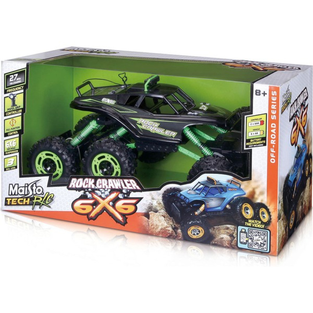 Maisto Rock Crawler 6x6 Uzaktan Kumandalı Siyah Oyuncak Araç Fiyatı