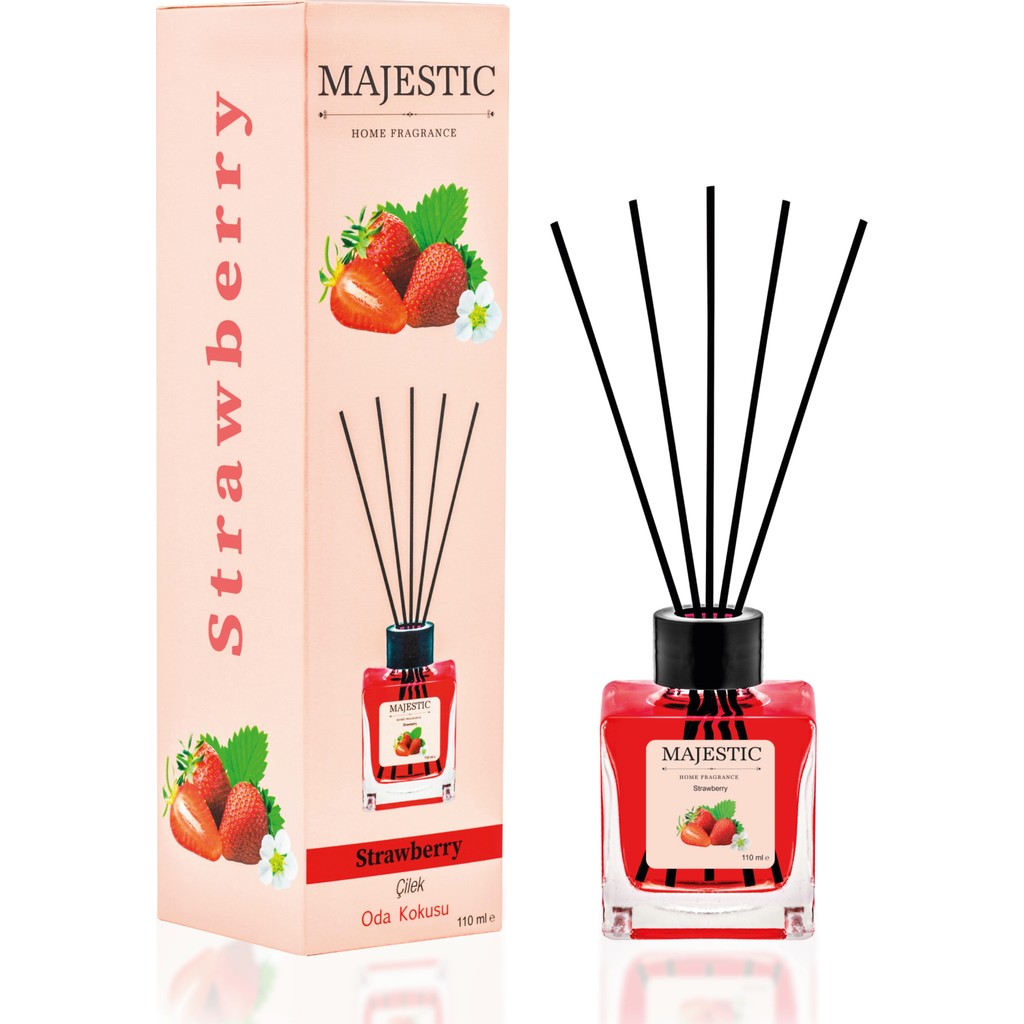 Majestic Bambu Çubuklu Oda Kokusu Çilek 110 ml Oda Kokusu Fiyatı