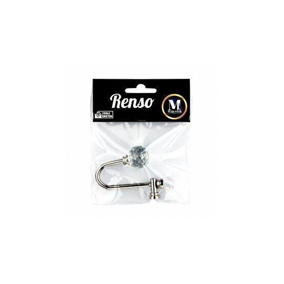 Majestik Renso R-12 Gümüş Gümüş Perde Aksesuarı
