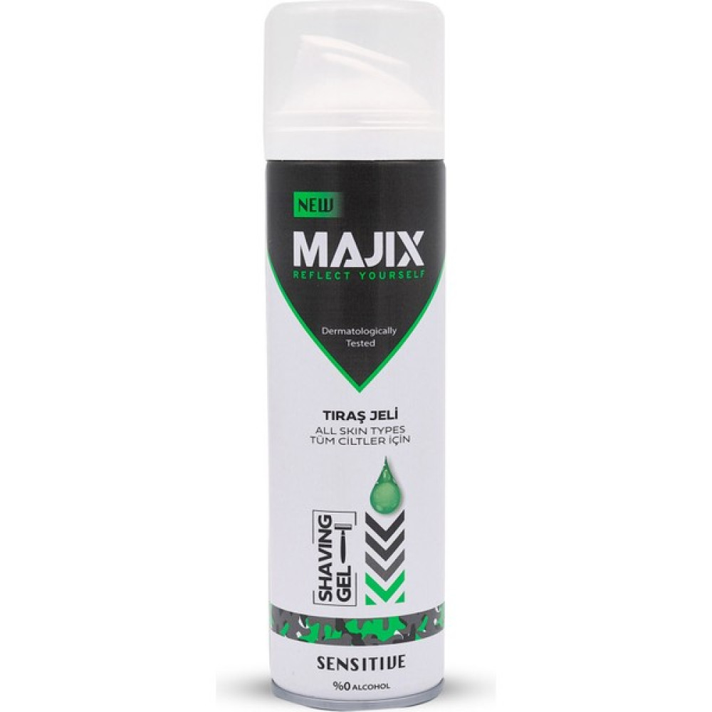 Majix Tıraş Jeli Sensitive 200 Ml. - 1 Tıraş Jelleri / Köpükleri / Kremleri Fiyatı