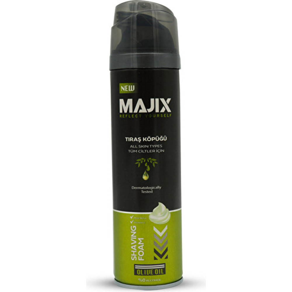 Majix Tıraş Köpüğü Olive Oil 200 Ml. - 1 Tıraş Jelleri / Köpükleri / Kremleri Fiyatı