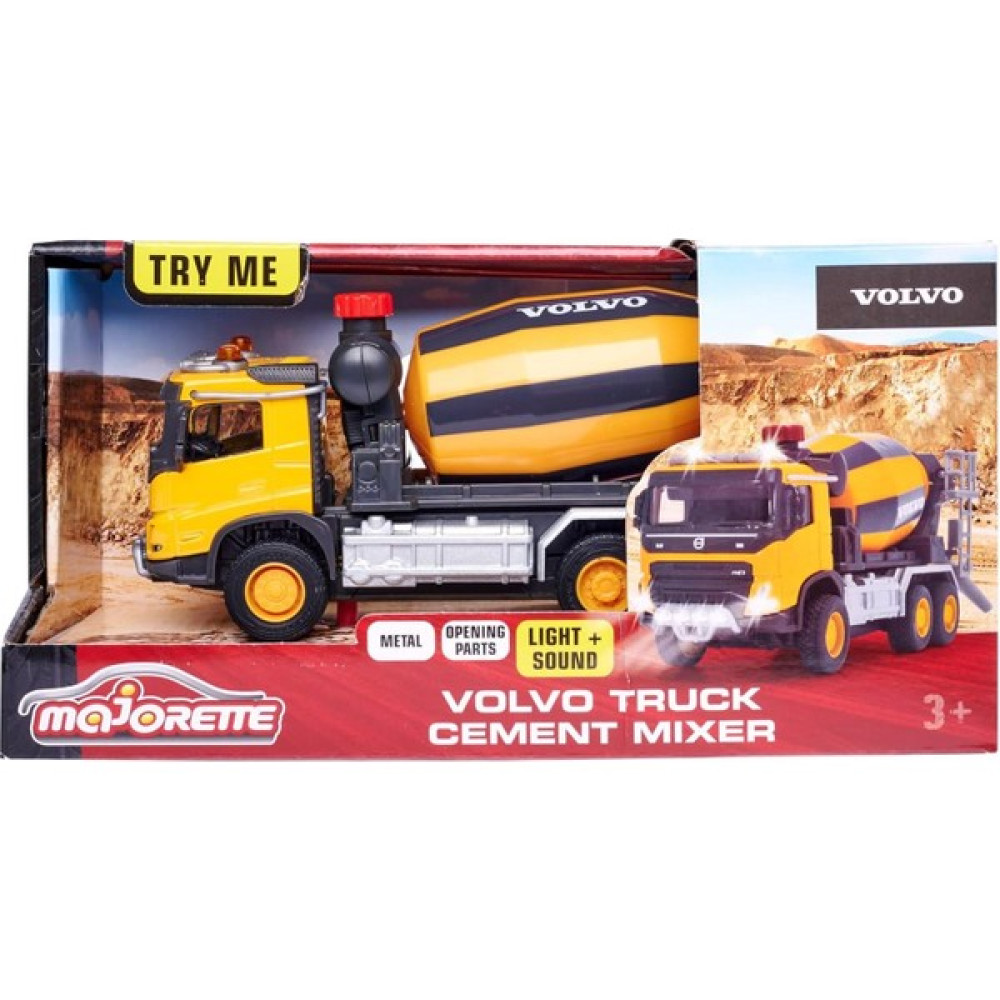 Majorette Lisanslı Volvo Beton Mikseri Şantiye Aracı Işıklı ve Sesli 213723002 Oyuncak Araç Fiyatı