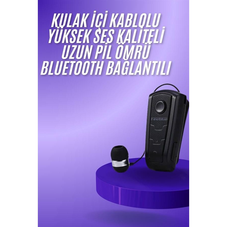 Makaralı Bluetooth Kulakiçi Yaka Kulaklığı Kablosuz Kulaklık Diğer Fiyatı