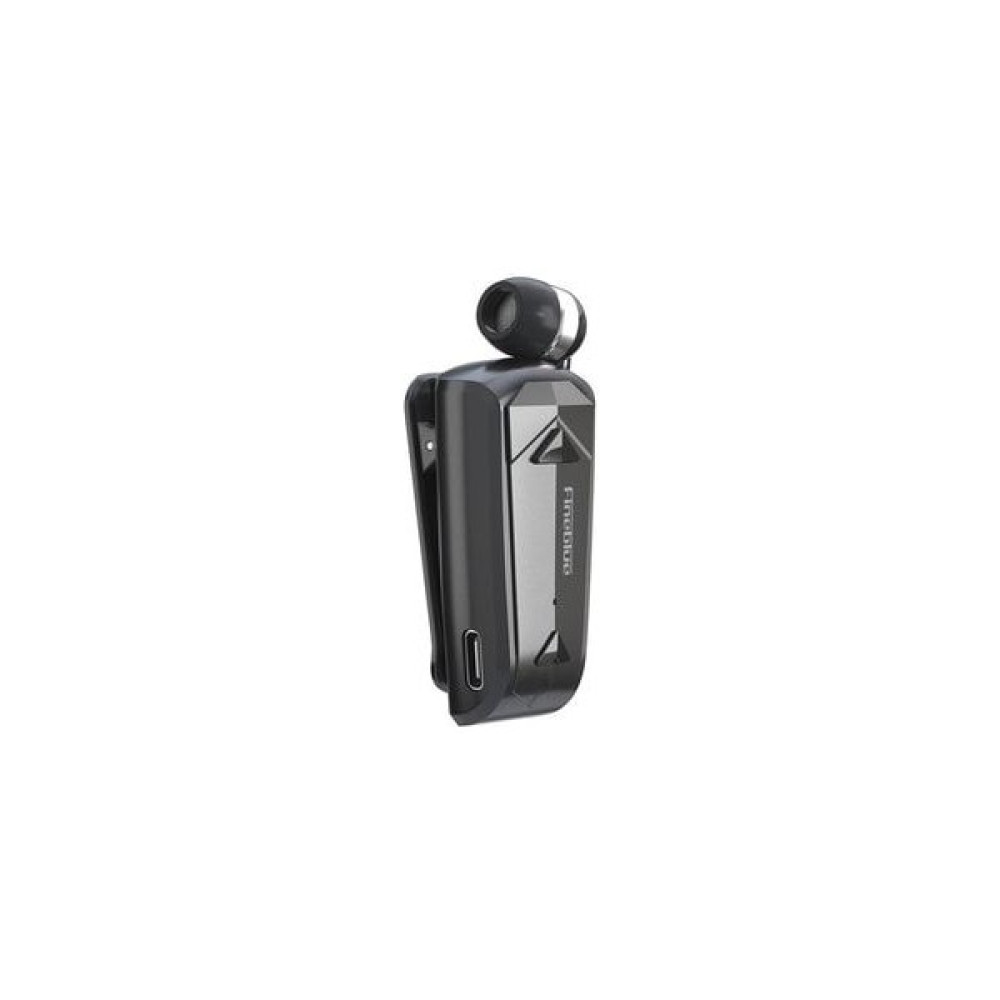Makaralı Bluetooth Kulaklık Titreşimli Ios Android Uyumlu Bluetooth 5.3 Yaka Mandallı Kulaklık - Siyah Bluetooth Kulaklık Fiyatı