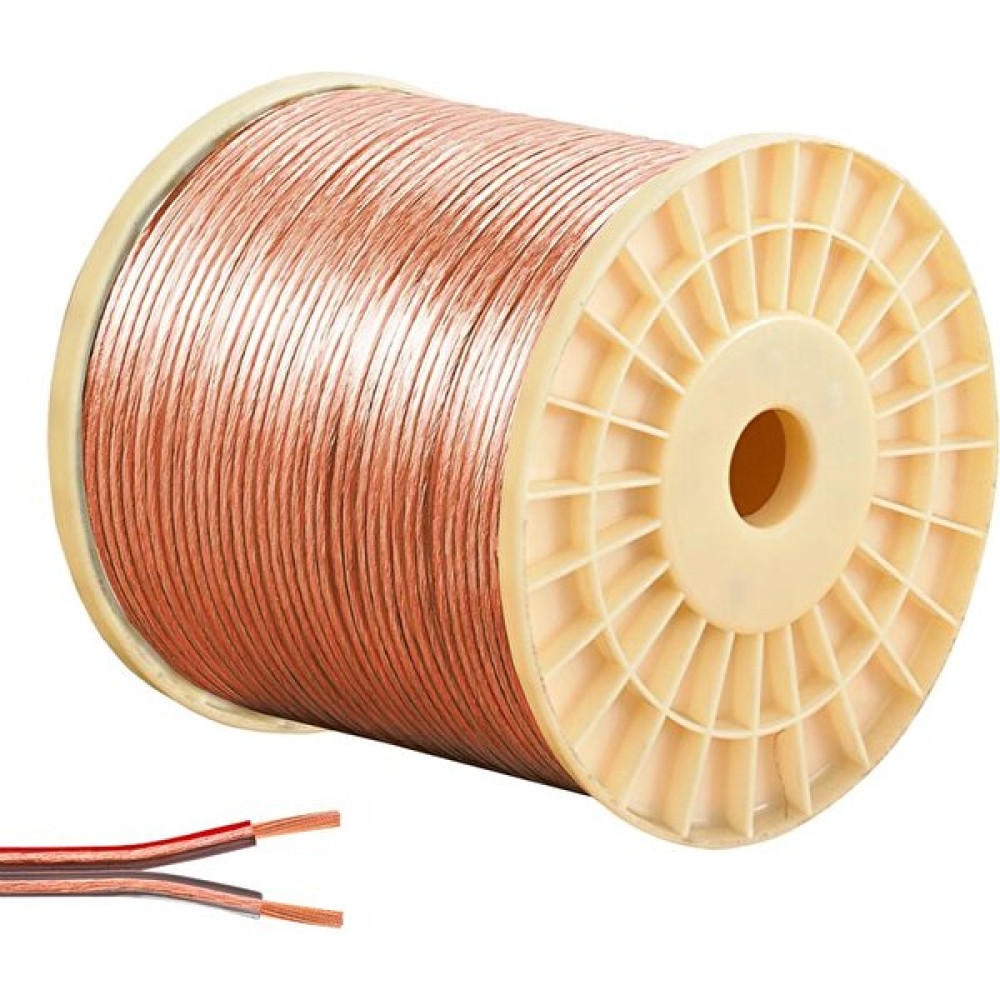 Makaralı Kordon Hoparlör Kablosu 2 x 1.5 mm Şeffaf 150 mt Cablecable Ses Kablosu Fiyatı