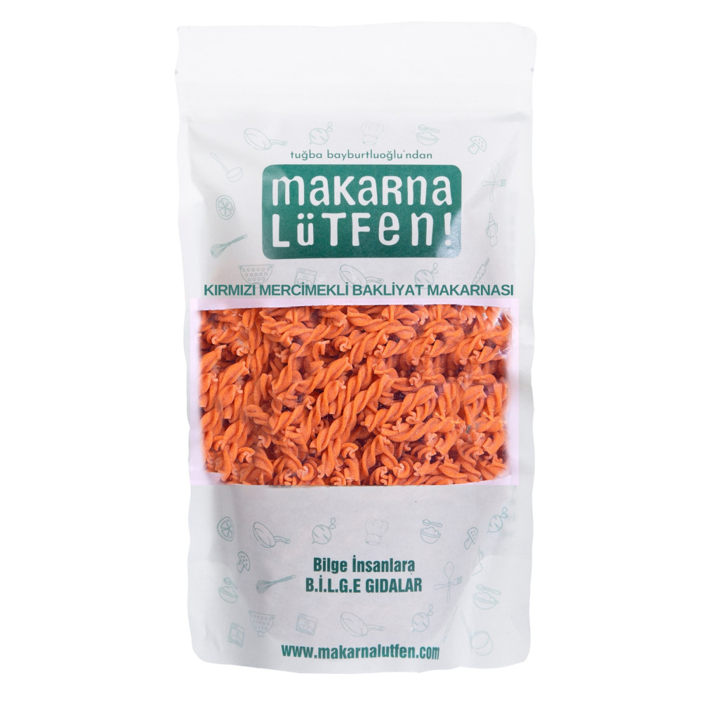 Makarna Lütfen Kırmızı Mercimekli Bakliyat Makarnası (250 G-VEGAN) Makarnalar Fiyatı