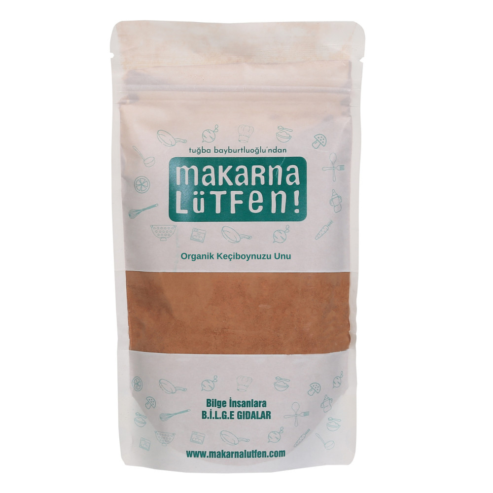 Makarna Lütfen Organik Keçiboynuzu Unu (KATKISIZ-YERLİ-250 G) Un ve İrmik Fiyatı