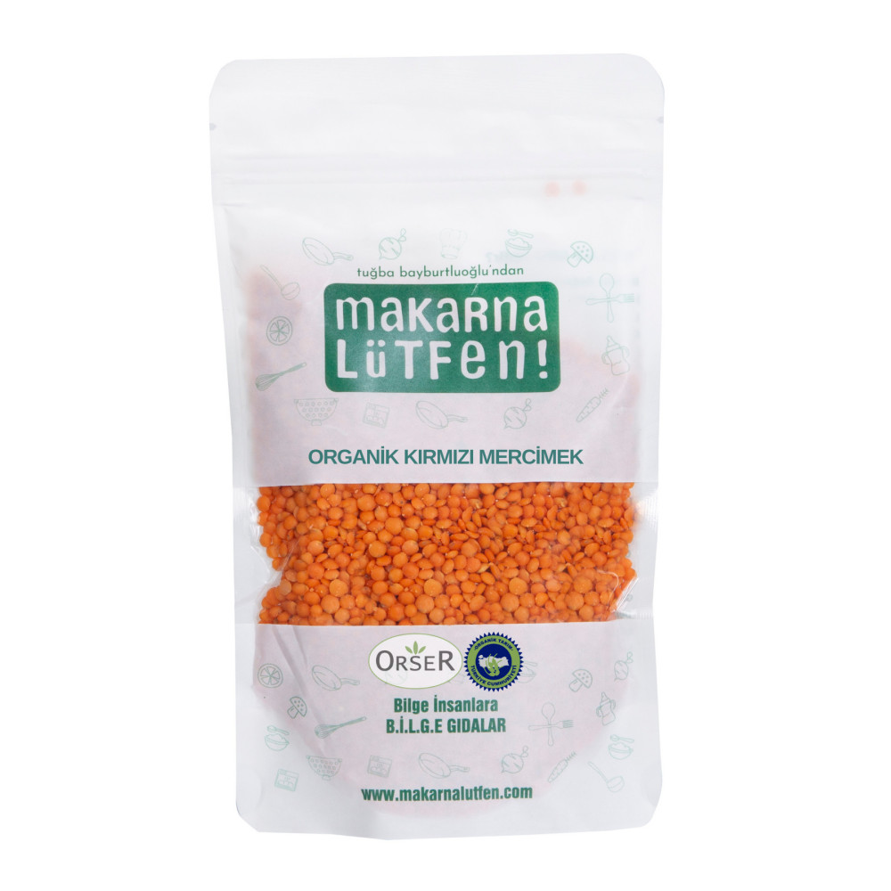 Makarna Lütfen Organik Kırmızı Mercimek (250 G) Bakliyat Fiyatı