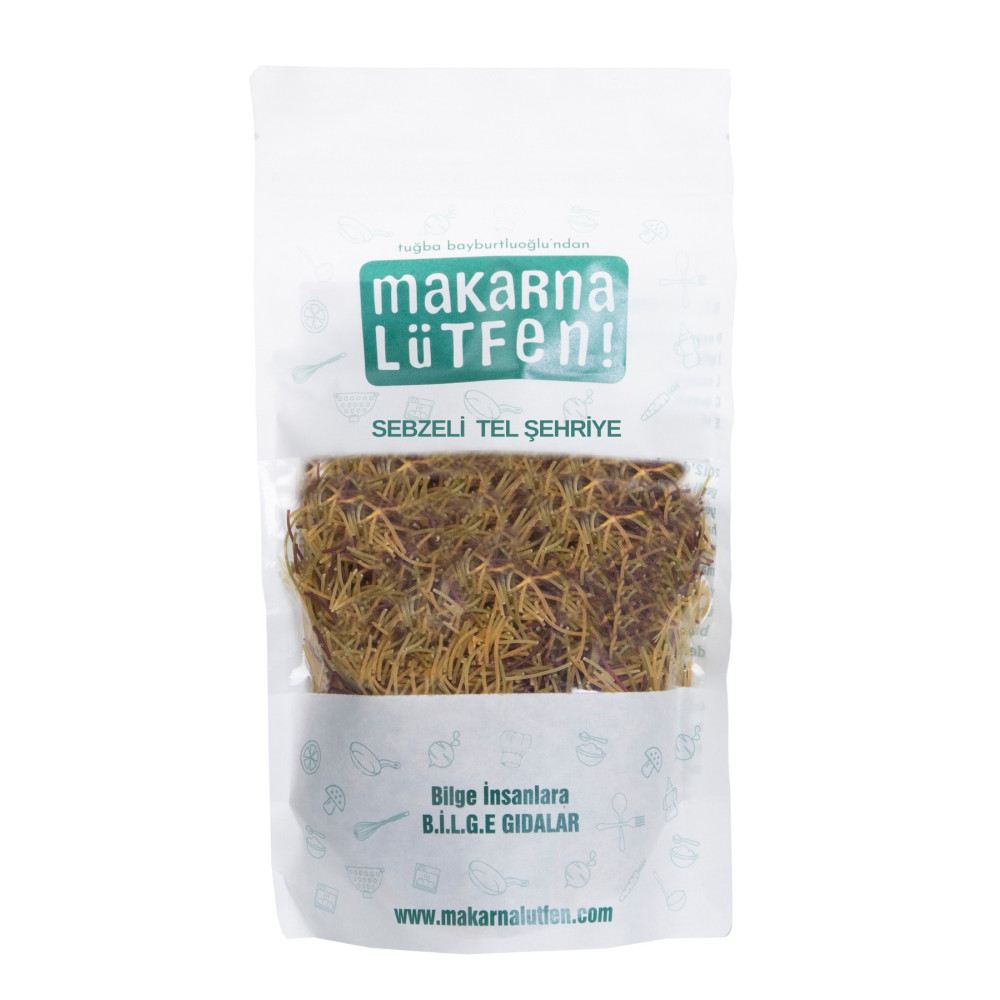 Makarna Lütfen Sebzeli Tel Şehriye (%35 SEBZE-250 G) Bakliyat Fiyatı