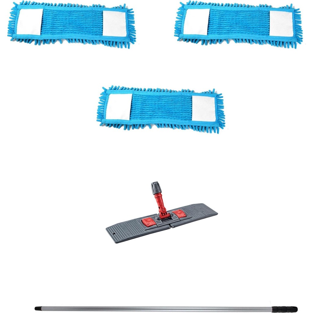 Makarna Şönil Kuru Nemli Palet Tablet Mop Yedek Seti Takımı - 3 Ad Mop + Mop Tutucu + Sap - 50 Cm. SSD / Solid State Drive Fiyatı