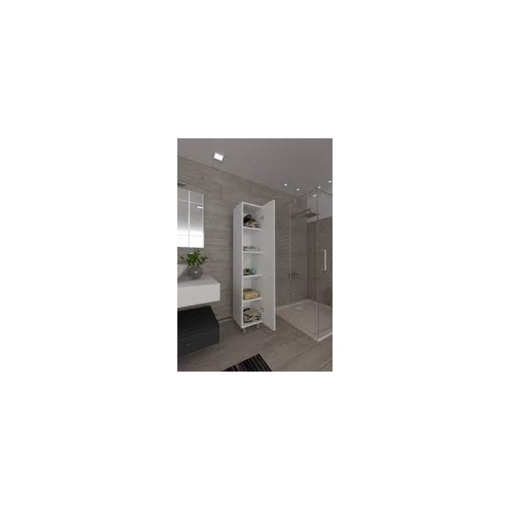 Makbulce Mimoza 5 Raflı Çok Amaçlı Banyo Dolabı Banyo Dolabı / Mobilyası Fiyatı