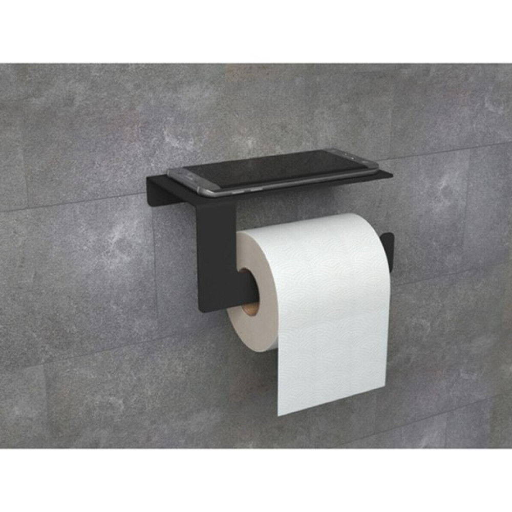 Make Metal Siyah Mat Telefon Raflı Tuvalet Kağıtlığı Cep Telefonu Tutmalı Raflı Wc Kağıtlık Tuvalet Kağıtlığı Fiyatı
