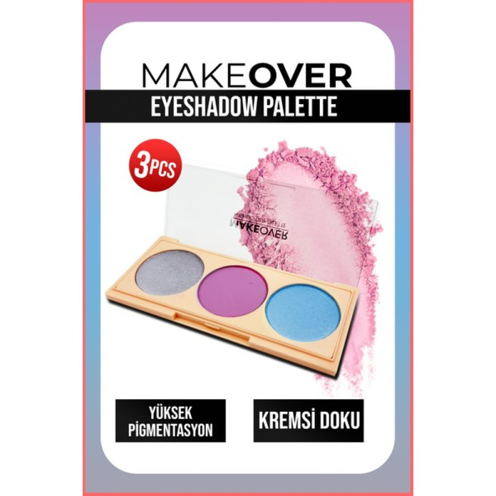 Makeover Eyeshadow Palette 3pcs No07 - karışık Göz Farı Fiyatı