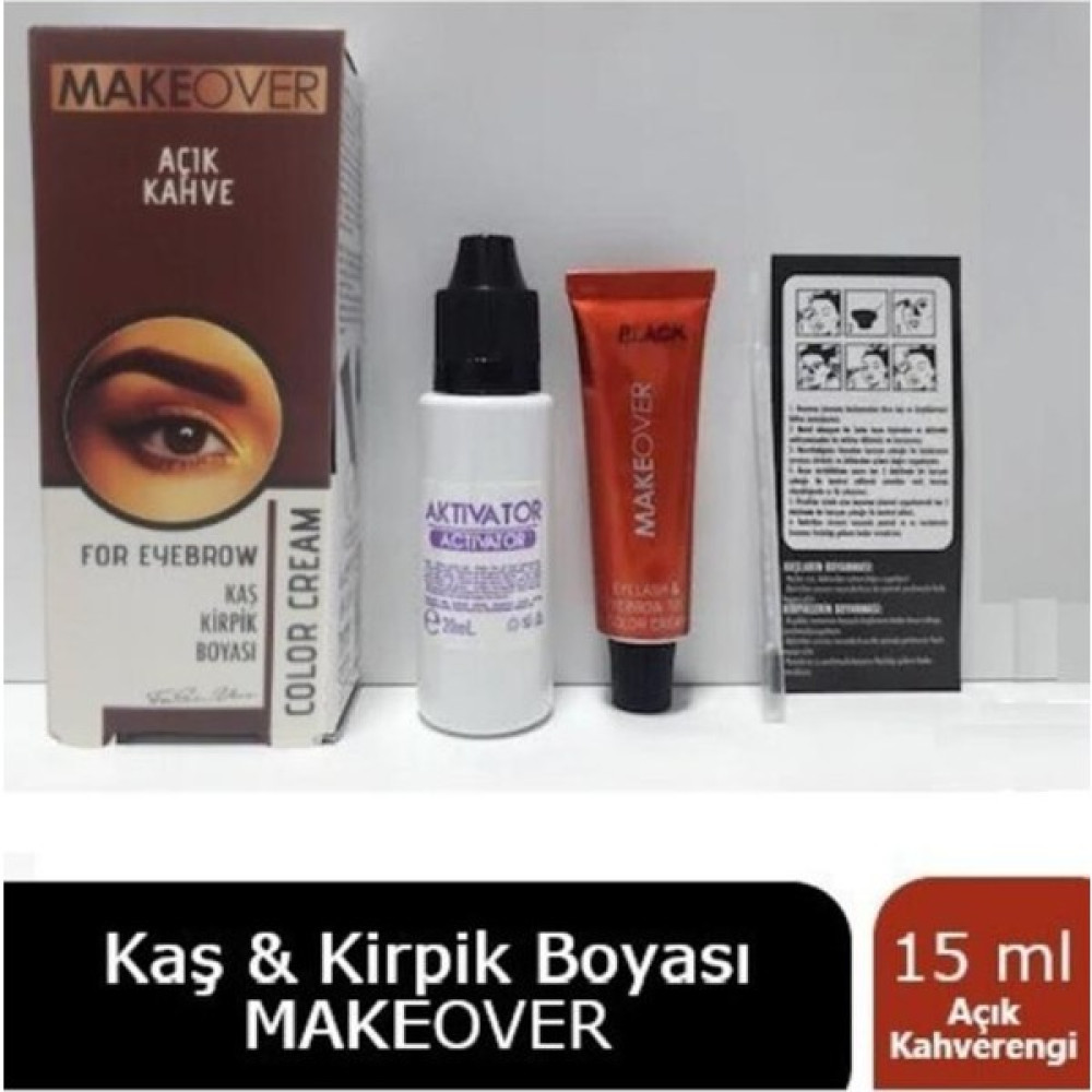 Makeover Kaş Kirpik Boyası Açık Kahve 15 ml Oto Boyaları Fiyatı