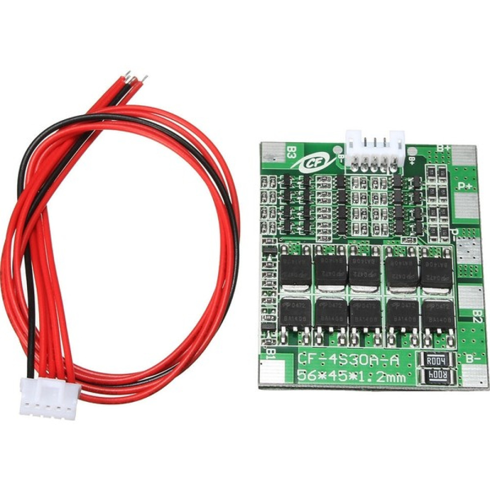 Maker 4S 30A 14.8V Bms Li-Ion Lityum 18650 Pil Polimer Pcb Koruma Devre Denge Bms 4s Pcm Şarj Dengeleme Oyun & Hobi Fiyatı