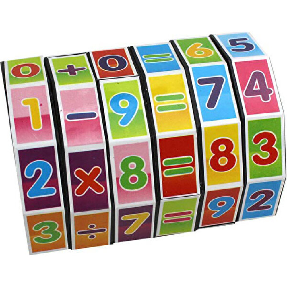 Maker Design Çocuklara Temel Matematiği Sevdirerek Öğreten 4 Işlem Küpü(Çarpma-Bölme-Toplama-Çıkartma) Eğitici Oyuncak Fiyatı
