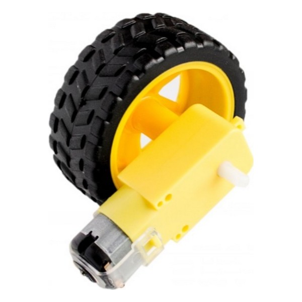 Maker Maker Robot Motor Ve Tekerlek Seti 4 Adet Motor 4 Adet Tekerlek Hobi Elektroniği Fiyatı