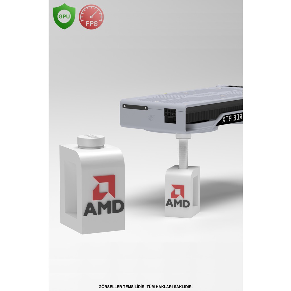 Makerpax Ayarlanabilir Ekran Kartı Tutucu, Ekran Kartı Destek Aparatı, AMD , Siyah / Beyaz Ekran Kartları Fiyatı