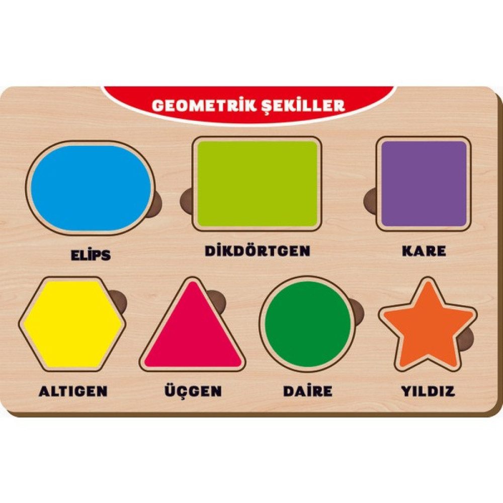 Maketçiniz Ahşap Bul Tak Eğitici Yapboz Geometrik Şekiller Bebek Oyuncakları Fiyatı