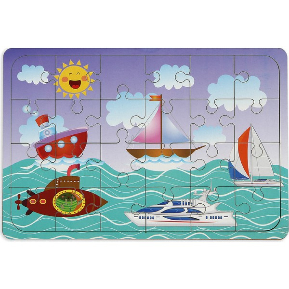 Maketçiniz Deniz Araçları 24 Parça Ahşap Puzzle Bebek Oyuncakları Fiyatı