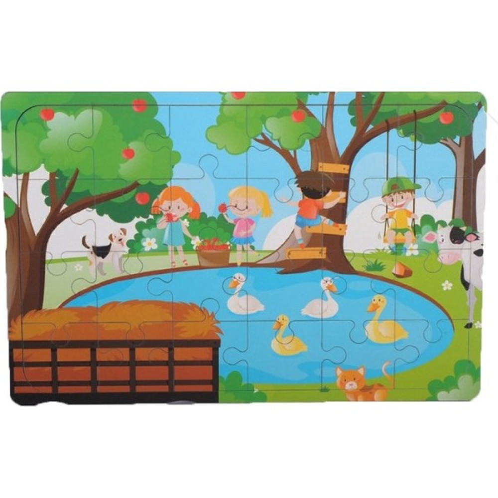 Maketçiniz Piknik 24 Parça Ahşap Puzzle Eğitici Oyuncak Fiyatı