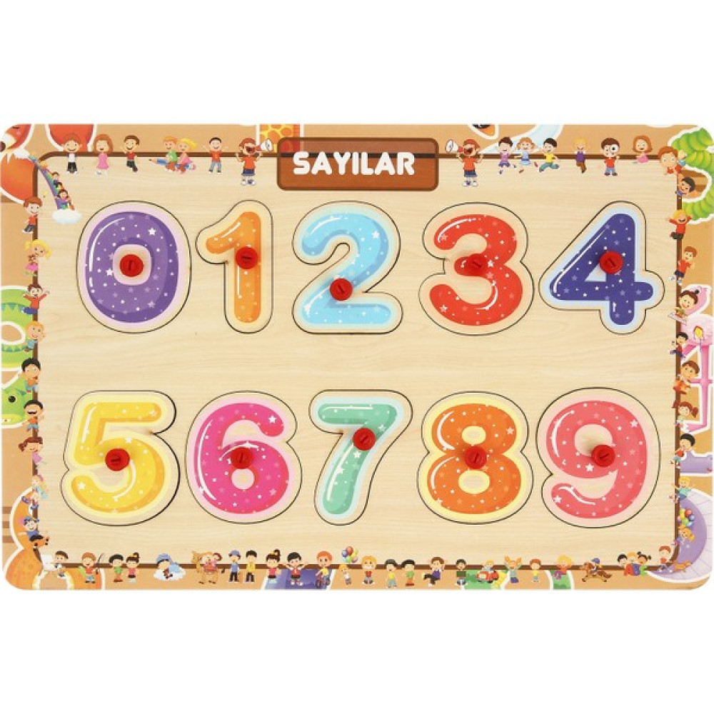 Maketçiniz Tutmalı Interaktıf Puzzle Sayı Bebek Oyuncakları Fiyatı