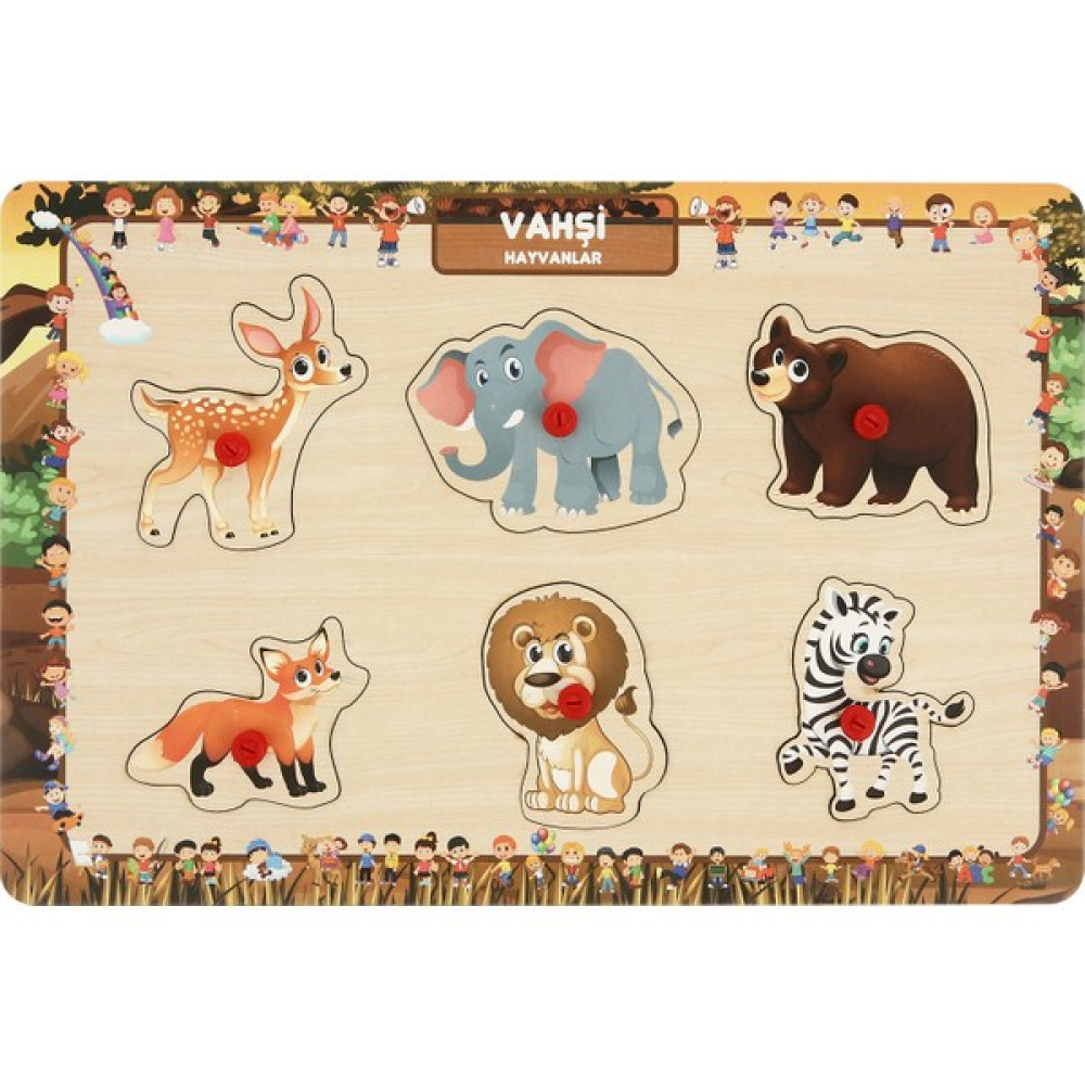 Maketçiniz Tutmalı Interaktıf Puzzle Vahşi Bebek Oyuncakları Fiyatı