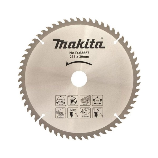 Makita Ahşap Kesim Daire Testere 63557 /235X60 Diş Diğer Fiyatı
