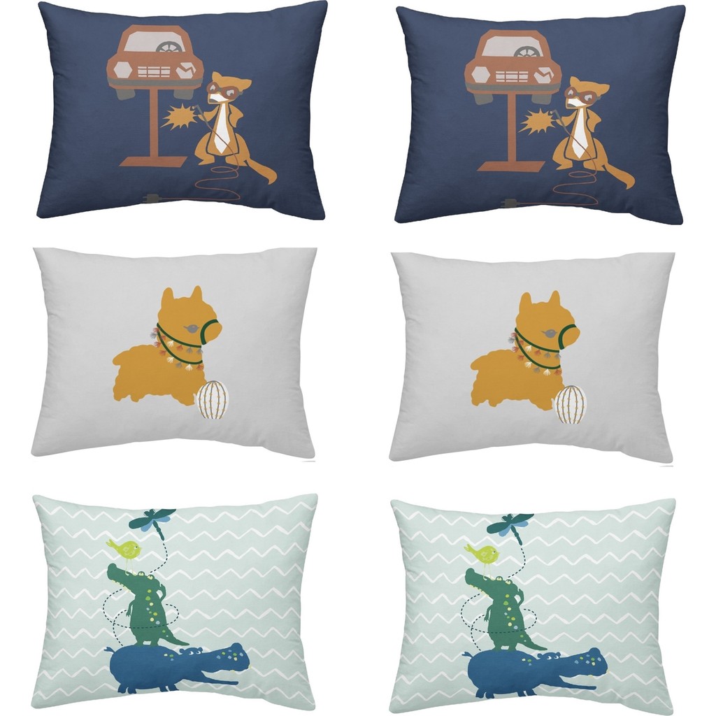 Makiteks %100 Pamuk 57 Tel Dokuma 6 Adet 50X70 Yastık Kılıfı Süper Seti - Mavi Yastık Kılıfı Fiyatı