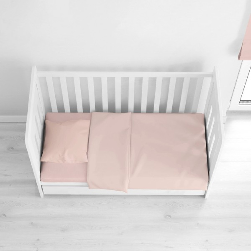 Makiteks Yuzde Yuz Pamuklu Pembe Ranforce Bebek Nevresim Çarşaf ve Yastık Kılıfı Takımı - 100 x 150 cm Bebek Nevresim Takımı Fiyatı