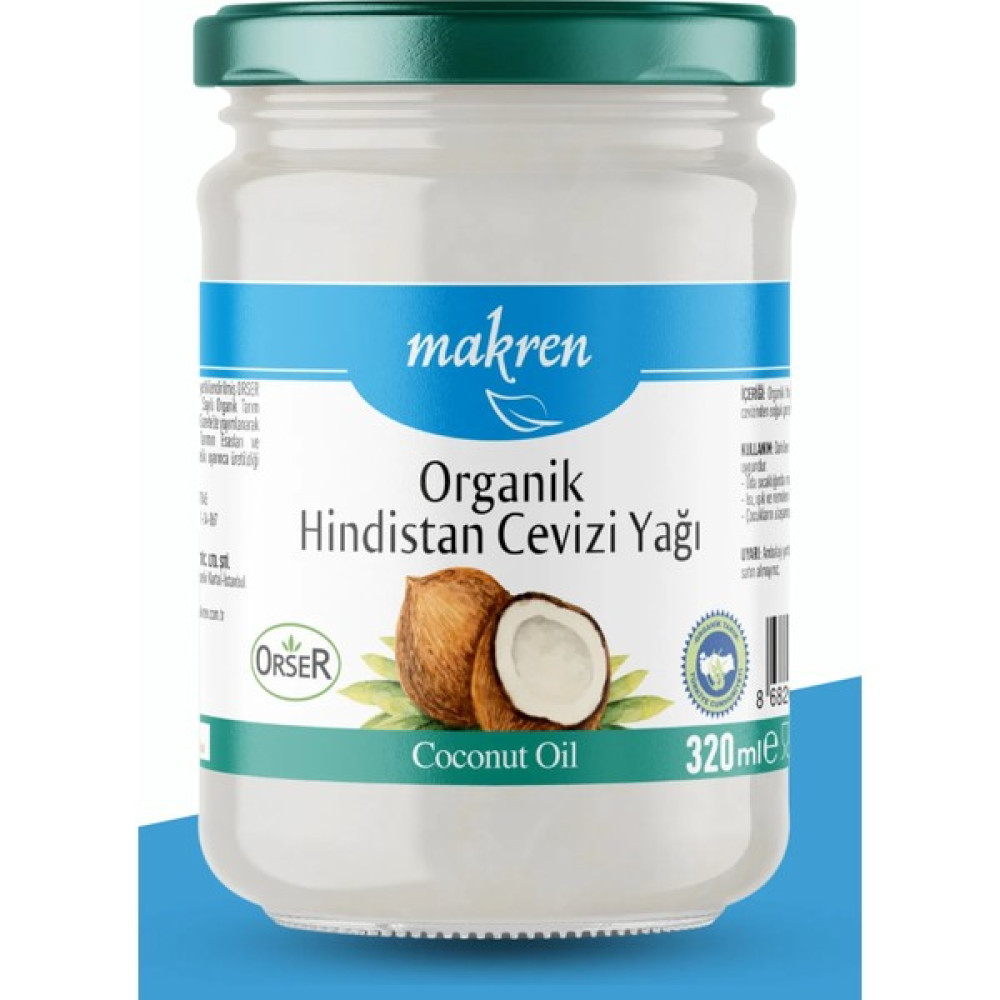 Makren Organik Hindistan Cevizi Yağı - 300 ml Bitkisel Yağlar Fiyatı