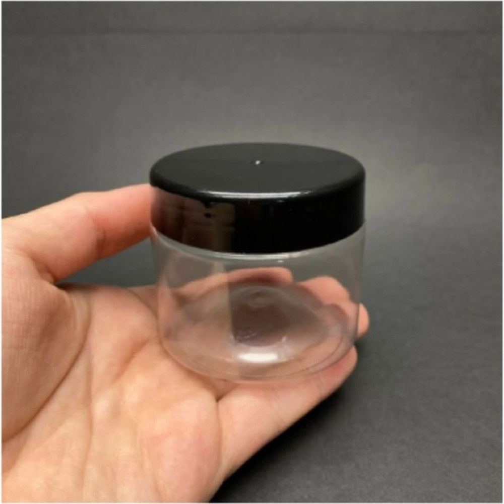 Makrobay 100 cc Pet Kavanoz - Siyah Plastik Kapaklı - 100 ml Plastik Kavanoz ( 3 Adet) Saklama Kapları Fiyatı