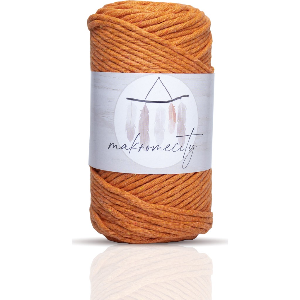 Makromecity Taranan Makrome İpi 3mm Turuncu Diğer Fiyatı