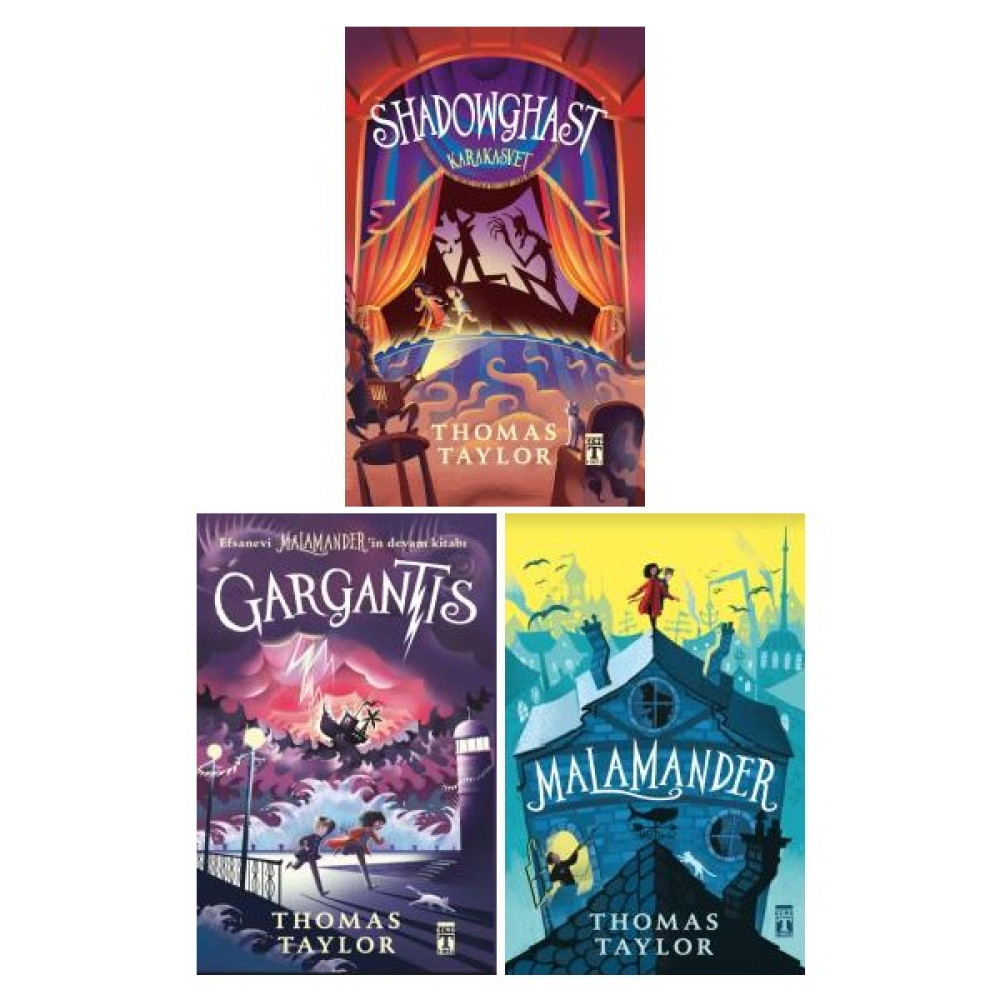 Malamander Serisi 3 Kitap Set / Shadowghast - Gargantis - Malamander -Thomas Taylor Bilim Kurgu & Fantastik Fiyatı